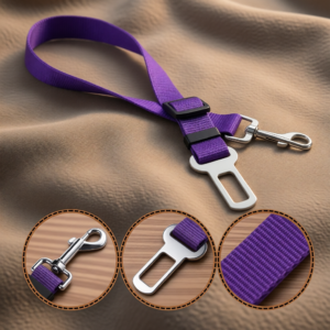 arnés acolchado para perro con cinturón de coche